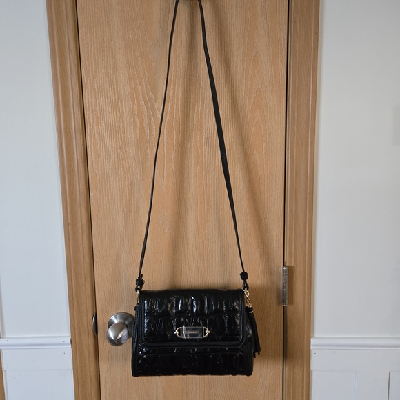 Brahmin Jenah Shoulder Bag – Black Castle View - Picture 6 of 7